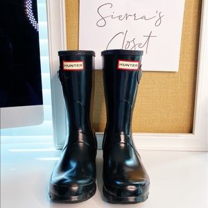 Hunter Boots • short/gloss/black